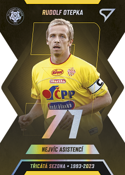 Rudolf Otepka Pribram SportZoo FORTUNA:LIGA 2022/23 2. serie Tricata Sezona F:L #TS-21